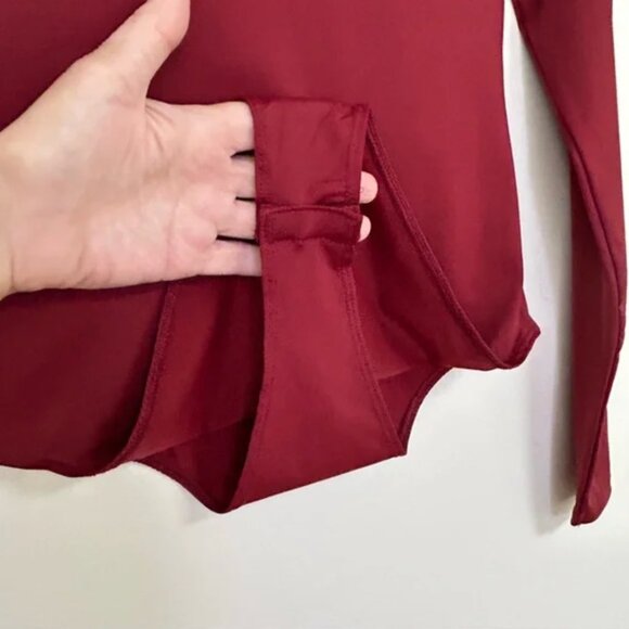 Zara Long Sleeve Bodysuit in Burgundy — New with Tags ❤️ - Picture 11 of 11